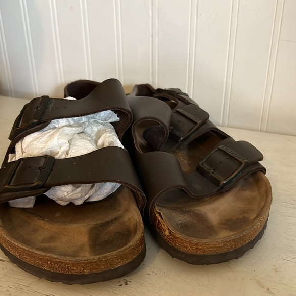 Birkenstock sandals size 42/10 big buckle - Picture 4 of 9
